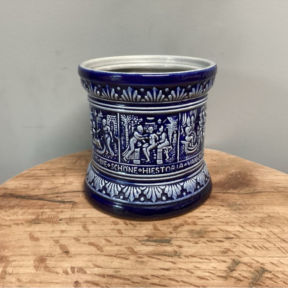 🔵 Vintage - Marzi and Remy Tobacco Jar / Humidor - No Lid - Made In Germany - Picture 2 of 12